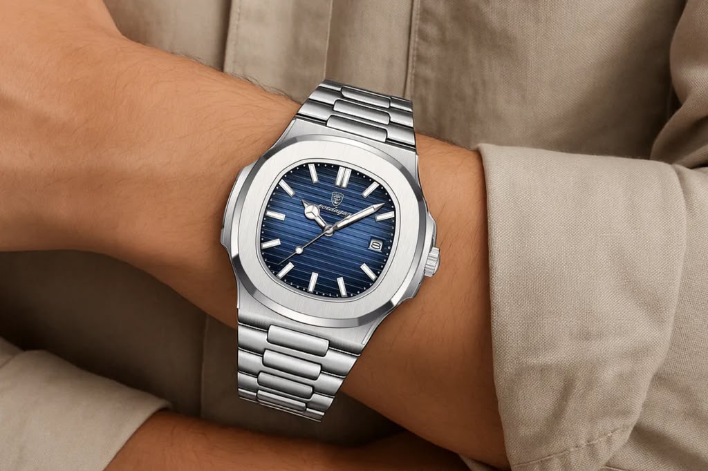Reloj Poedagar Steel (Azul)