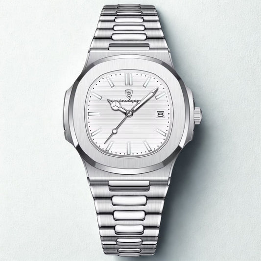 Reloj Poedagar Steel (Blanco)
