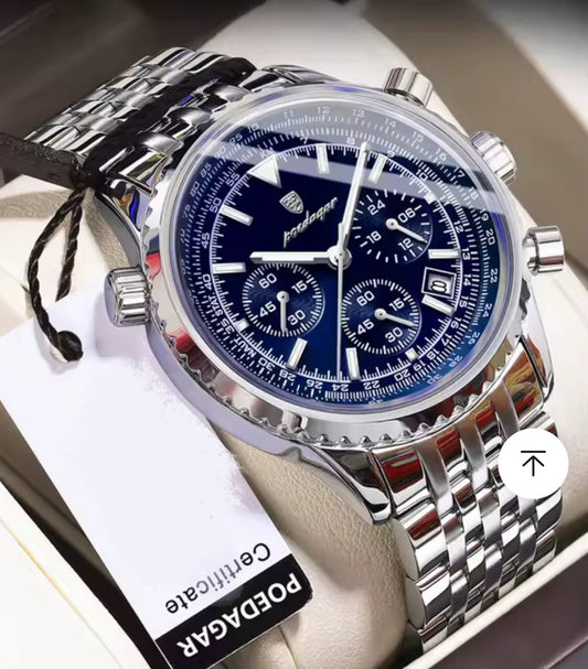 Reloj Poedagar Chronos (Azul)