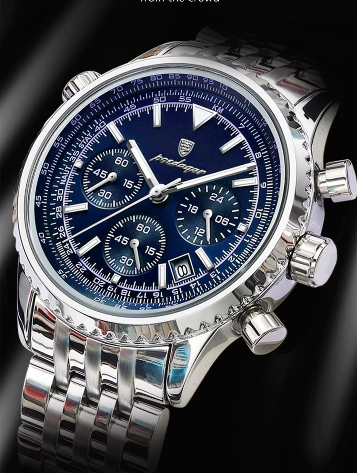 Reloj Poedagar Chronos (Azul)
